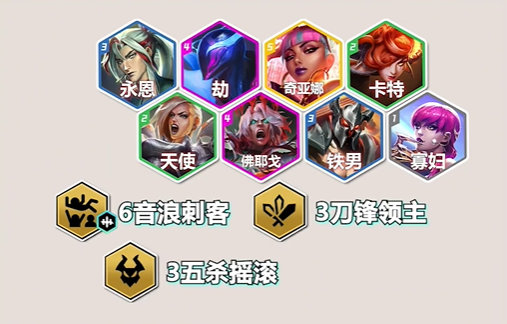 金鏟鏟之戰s10音浪永恩陣容搭配