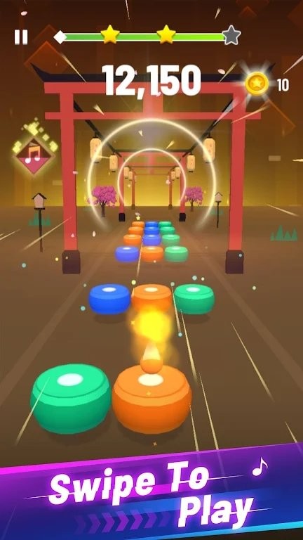 彩色球跳音乐