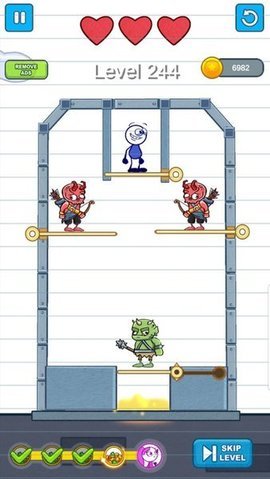 涂鸦拉针男孩
