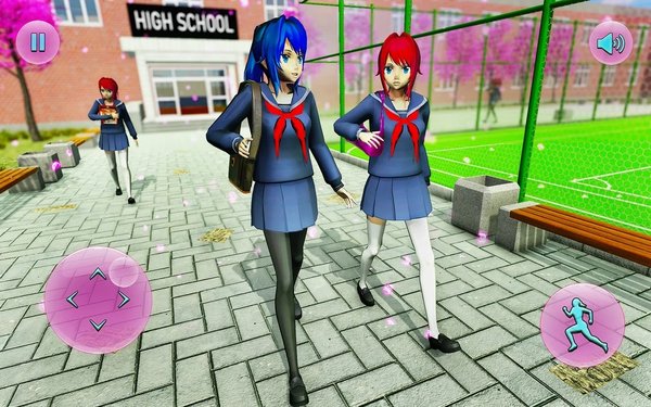 动画学校女孩生活模拟