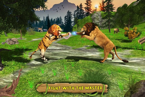 Angry Lion Family Simulator