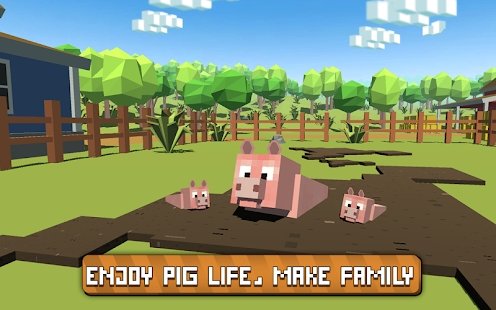 块状猪模拟器3d(Blocky Pig Simulator 3D)