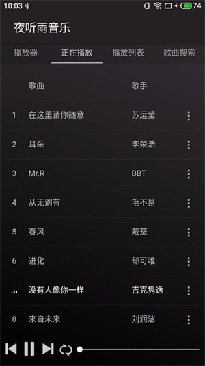 夜听雨