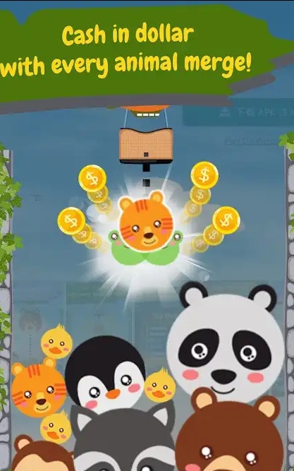 动物掉落融合